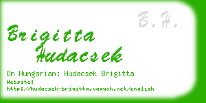 brigitta hudacsek business card